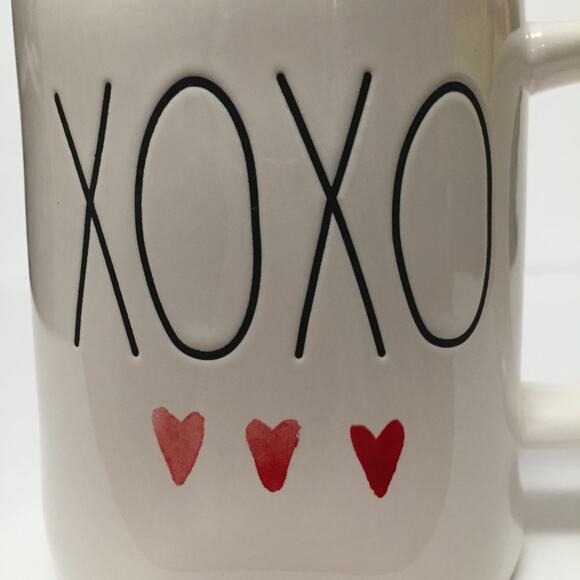 NEW Rae Dunn XOXO Hearts Valentine Mug Mothers Day - Picture 2 of 5